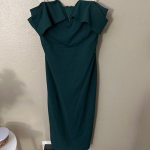 Strapless Medium Green dress